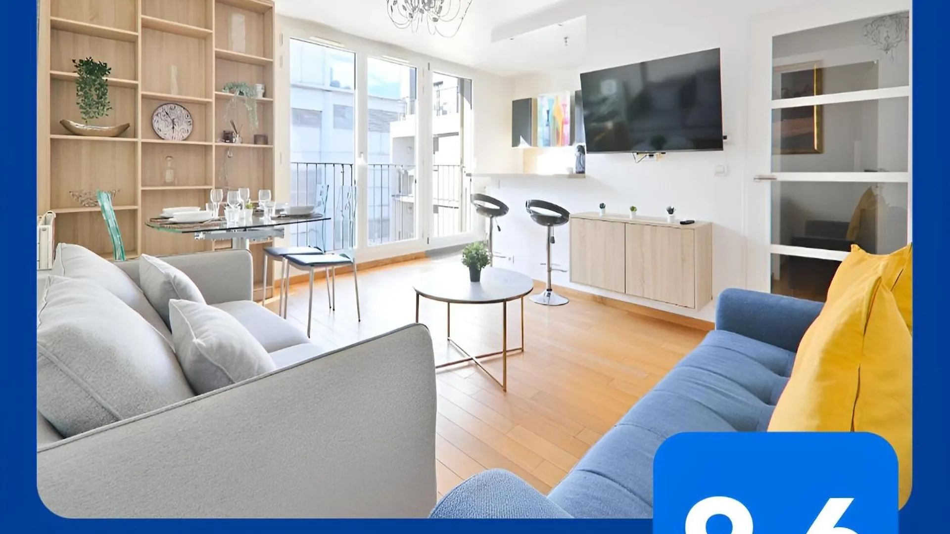 Appartement Quartier Tour Eiffel 6 Free Netflix Paris 0*,  Fransa